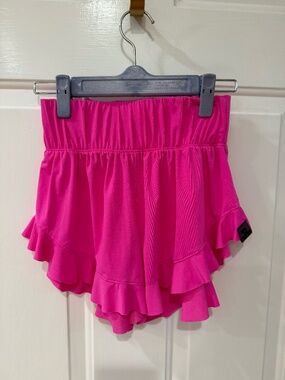 Jo & Jax pink ruffle dance shorts - child large